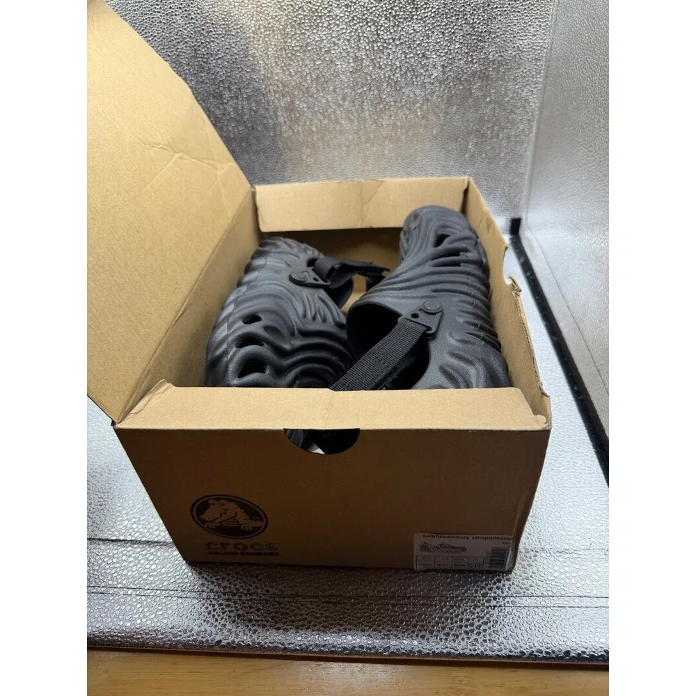 Size 10 Crocs Pollex Clog Mens Black New Salehe Bembury Sasquatch 207393-001